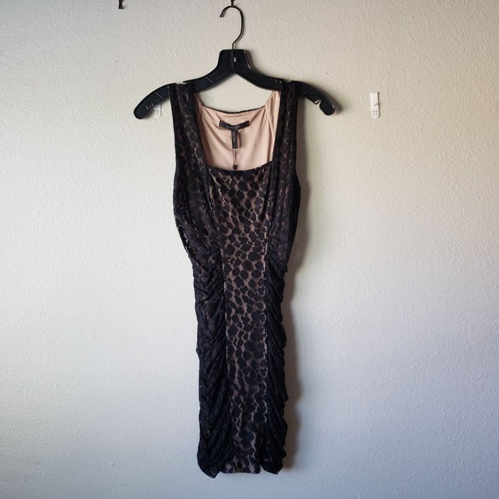 BCBG Maxazria Black Lace Dress XXS